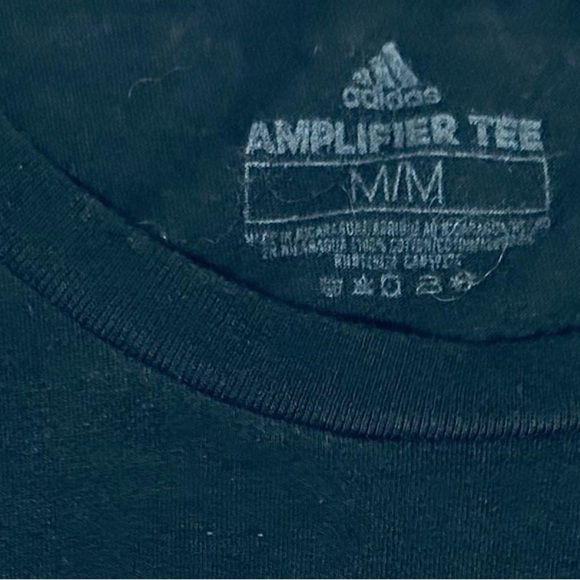 adidas Black Crew Neck Short Sleeve Tee - Picture 7 of 10